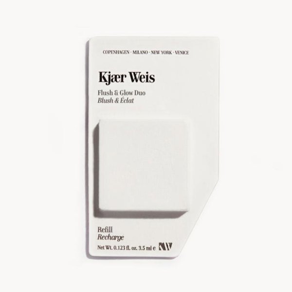 Kjaer Weis Flush &amp; Glow Duo Luminous Flush REFILL, Blush &amp; Bronzer 3,5ml