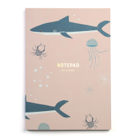 pleased to meet Sharks Notebook, Notizbuch A5