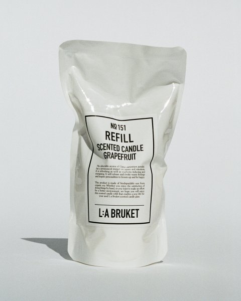 L:a Bruket No. 151 Refill Scented Candle Grapefruit 260g