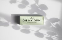OH MY GUM plant based chewing gum mint, Kaugummi Minze 19g
