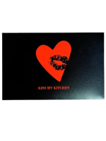 Kiss My Kitchen Sponge LoveKiss ROT, Küchenschwamm 1 Stück