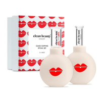 clean beauty concept glass cupping ritual face set