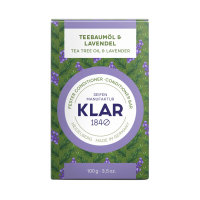 Klar Fester Conditioner Teebaumöl & Lavendel 100g