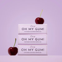 OH MY GUM plant based chewing gum cherry, Kaugummi...