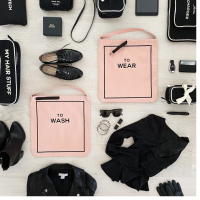 bag-all to wear, laundry bag pink/Wäschetasche rosa