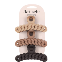 kitsch Chain Claw Clips Set, Haarklammer-Set  Nude/...
