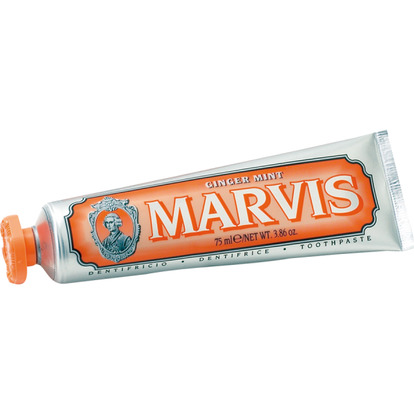 MARVIS Ginger Mint TRAVEL, Zahnpasta Ingwer-Minze 25ml