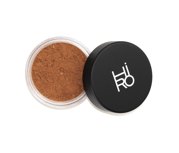 HIRO Cosmetics Mineral Foundation Brown Sugar SPF 30, Mineralpuder mit LSF 30 6g