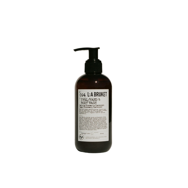L:a Bruket No. 094 Tval/Hand & Body Wash, Hand- & Körperseife, Salbei/Rosmarin/Lavendel 240ml