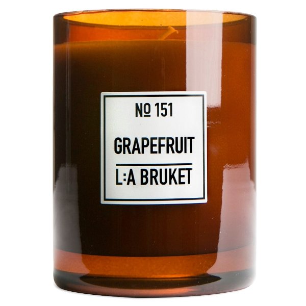 L:a Bruket No. 151 Candle Grapefruit, Duftkerze Grapefrucht 260g