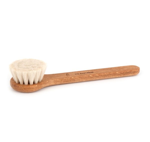 Iris Hantverk Face Brush for dry Use, Gesichtsbürste für Peeling/Trockenmassage 1 Stück