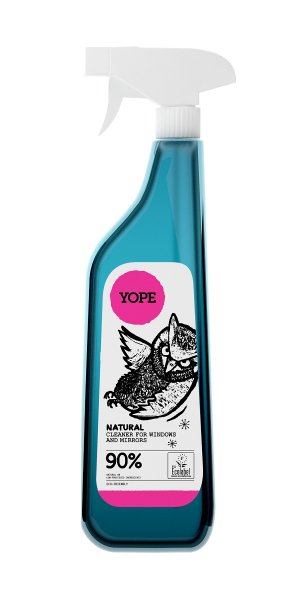 YOPE Natural Cleaner for Windows & Mirrors, Glasreiniger 750ml
