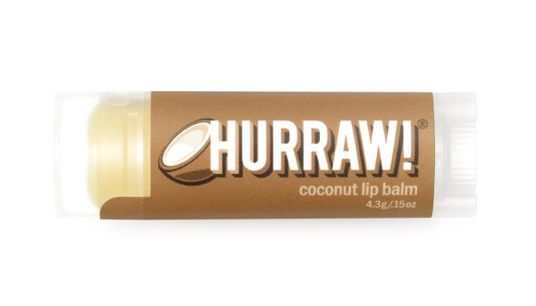 Hurraw! Coconut Lip Balm, Lippenpflegestift Kokosnuss 4,3g