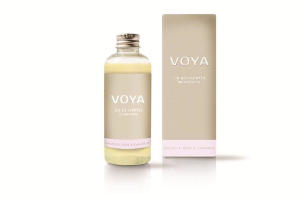 Voya Oh so Scented Reed Diffusor Lavender, Rose & Camomile REFILL, Raumbedufter 100ml