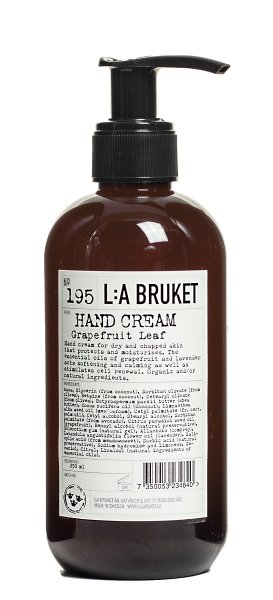 L:a Bruket No. 195 Hand Cream Grapefruit Leaf, Handcreme Grapefruit/Lavendel GROSS 240ml