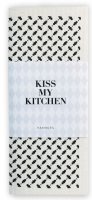 Kiss My Kitchen Household Cloth Pali Pur White/Black,...