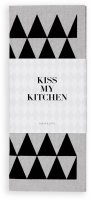 Kiss My Kitchen Household Cloth Triangle Grey/Black,...