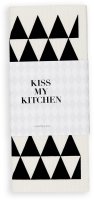 Kiss My Kitchen Household Cloth Triangle White/Black,...
