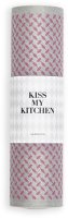 Kiss My Kitchen Household Cloth Roll Pali Pur Grey/Pink,...