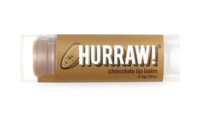 Hurraw! Chocolate Lip Balm, Lippenpflegestift Schokolade 4,3g